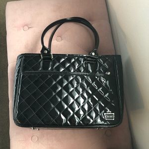 Quilted Caboodle Bag Black